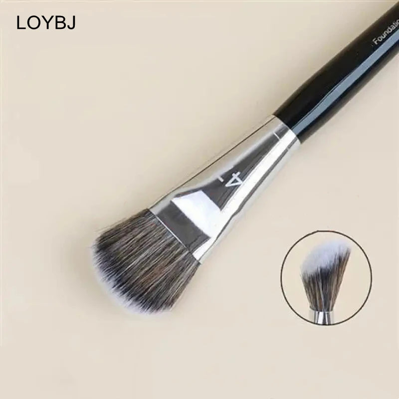 LOYBJ Professional Foundation Brush 47 Broom Head Liquid Foundation Shadow Concealer Brushes Women Face Base Makeup Beauty Tools RELUX.STORE