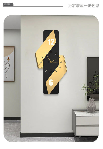 Luxury Digital Wall Clocks Living Room Art Mural Big Size Modern Wall Watch Minimalist Silent Horloge Murale Home Decoration RELUX.STORE