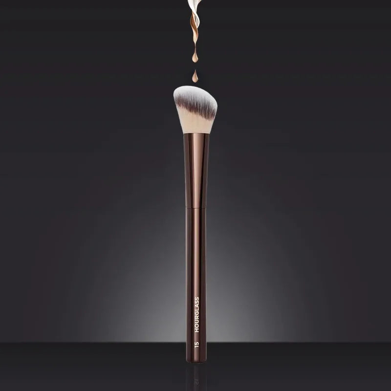 1pc #15 Blush Makeup Brush Liquid Blush Make Up Brush Bronzer use with Cream cheek formulas Metal Handle with box RELUX.STORE