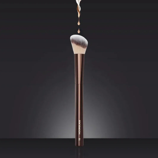 1pc #15 Blush Makeup Brush Liquid Blush Make Up Brush Bronzer use with Cream cheek formulas Metal Handle with box RELUX.STORE