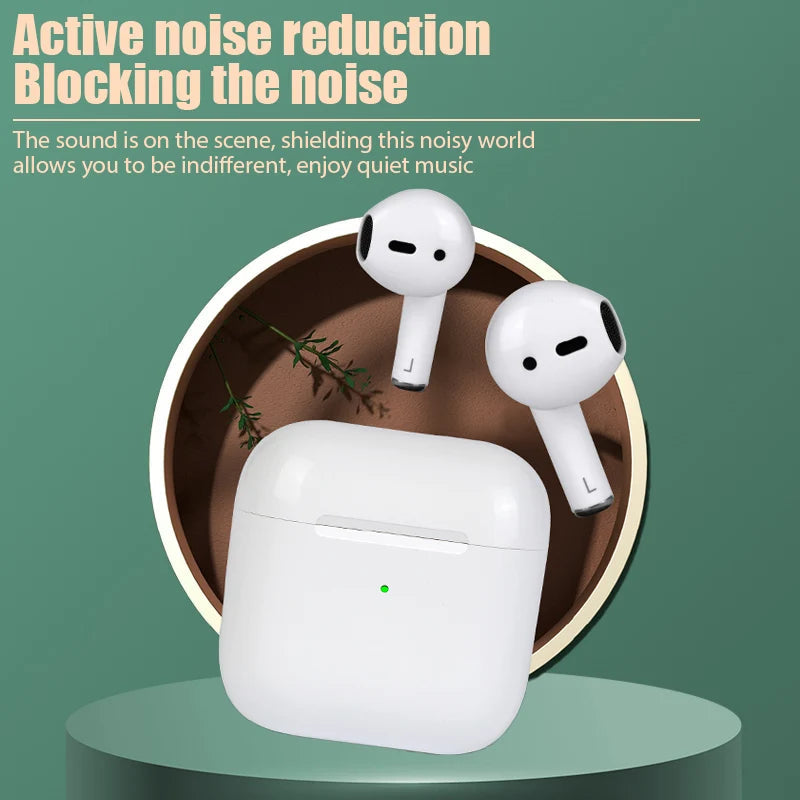 2024Pro 4 TWS Wireless Bluetooth Earphones Headphones Mini Earpone Headset For PC Android Apple iPhone Earbuds Accessories RELUX.STORE