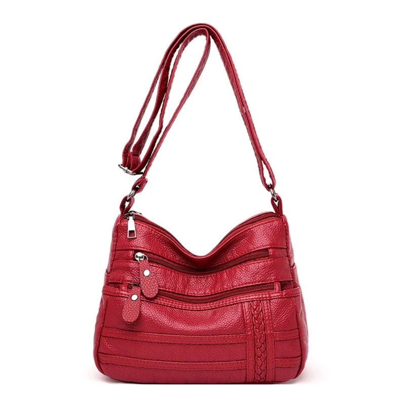 Soft Leather Shoulder Bags Multi-Layer Shopper Bag Classic Crossbody Luxury Designer Handbag and Purse RELUX.STORE