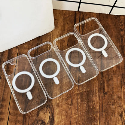 Strong Magnetic Case For iPhone 17 Pro Max/17Pro/17Air Transparent Phone Cover For iPhone 17 Suit for Magsafe Charging Shell RELUX.STORE