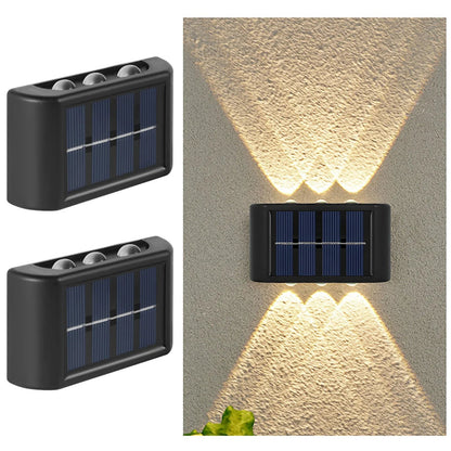 Solar LED Light, Outdoor Waterproof Wall Lamp, Dusk to Dawn Fence Lighting for Summer Garden Yard Porch Walkway Camping Home Dec RELUX.STORE