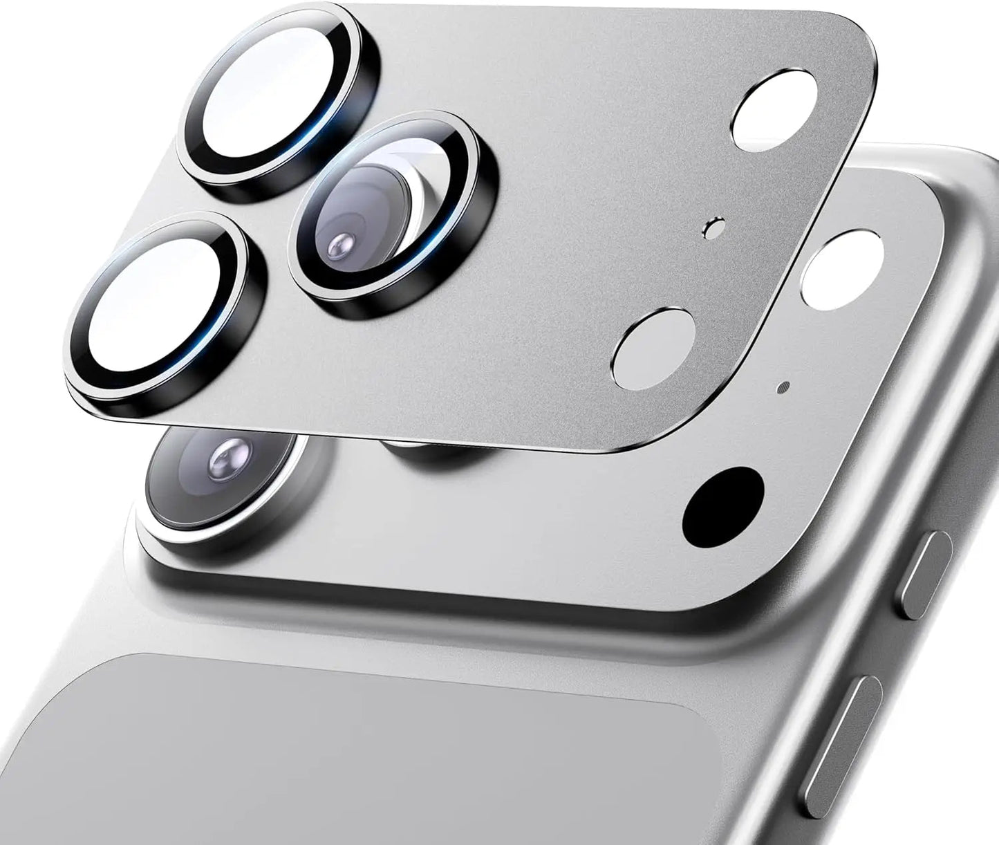 for Phone 17 Pro Max 17Air Camera Lens Protector Strong Adsorption Metal 9H+ Tempered Glass Camera Screen Full Protective Cover RELUX.STORE