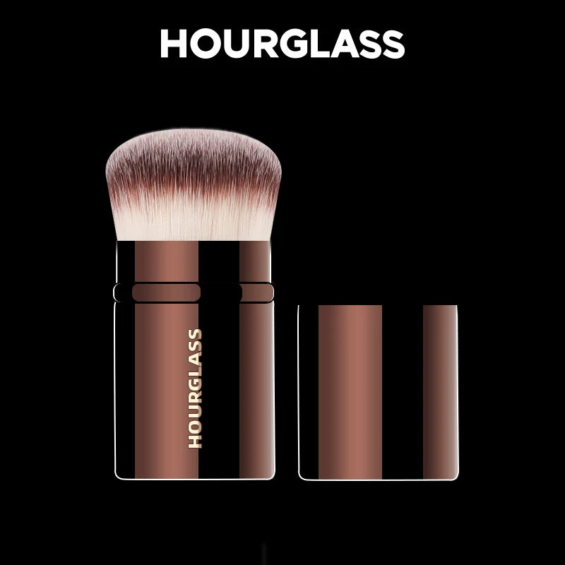 Hourglass Makeup Brush- No.22 Retractable Blush Brush Soft and Skin-friendly Fiber Hair Fashion Design Single Face Brush RELUX.STORE