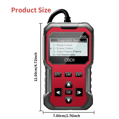 Car Obd2 Scanner Diagnostic Tool Code Reader Engine Fault Code Reader Scanner Can Diagnosis All Obd Ii in 1996 Agreement Car Sca