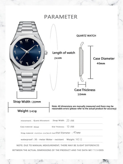 Stainless Steel Band Men Wrist Watches For Male Clock Top Brand Luxury Fashion Black Men Watches Quartz Wristwatches