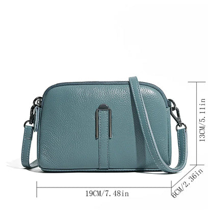Genuine Leather Shoulder Bag Luxury Women's Handbags Bag for Woman 2024 Female Clutch Phone Bags Casual Crossbody Messenger Bags