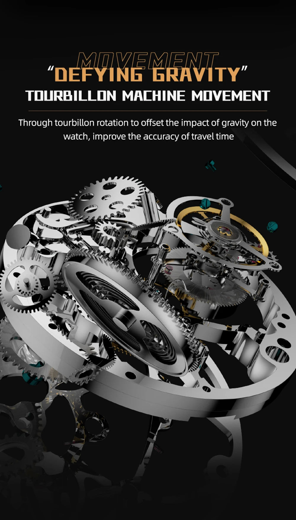 AESOP Official Watch Store Flying Tourbillon Movement Mechanical Wristwatches Skeleton Watches for Menes Luxury Waterproof 2025A
