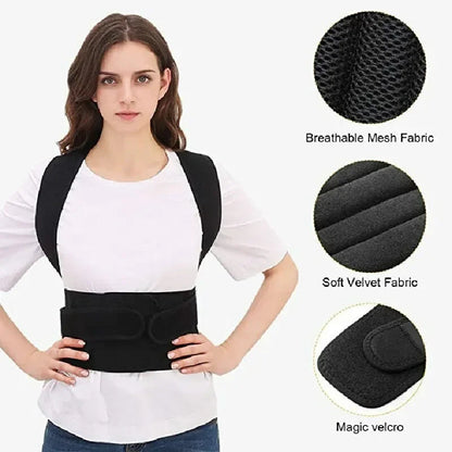 Posture corrector with breathable shoulder and waist straps for boys and girls RELUX.STORE