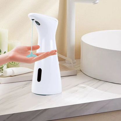Automatic Sensor Soap Dispenser White High Quality Abs Waterproof Hand Soap Sensor Bathroom Smart Wash Handpiece