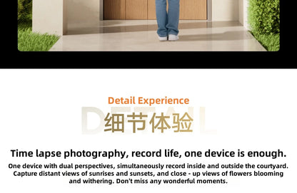 Xiaomi Outdoor Camera 4 Dual-Lens 3K  360° PTZ Auto Tracking AI Human Detection IP66 Color Night Vision｜Remote Monitoring ﻿