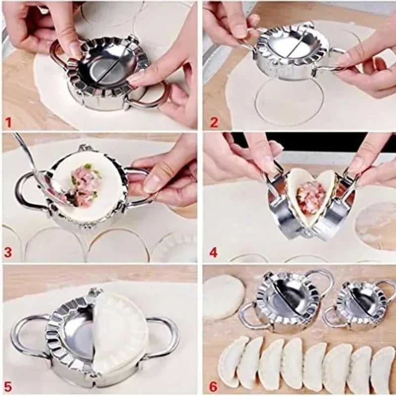 Stainless Steel Dumpling Maker Dumpling Skin Mold Ravioli Maker