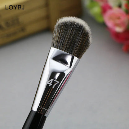 LOYBJ Professional Foundation Brush 47 Broom Head Liquid Foundation Shadow Concealer Brushes Women Face Base Makeup Beauty Tools RELUX.STORE