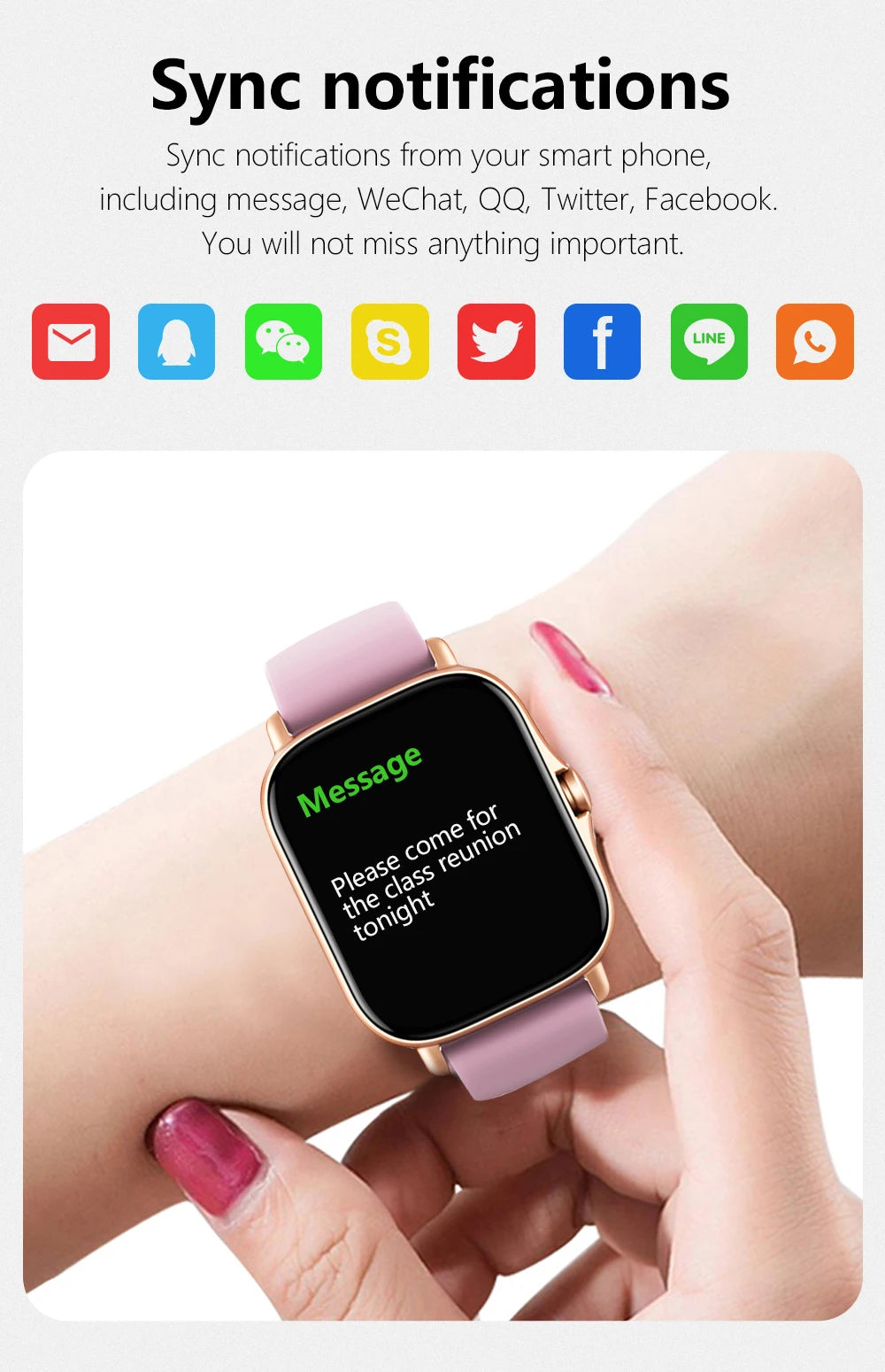 PHONEPACE Y13 Smart Watch with Call Function Fitness Tracker Heart Rate Monitor Alarm Clock for Outdoor Sports Monitoring