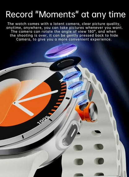 2025 New W7 5G Fitness Smart Watch Full Network GPS NFC Call Information Display Men's Sports Watch Application Download