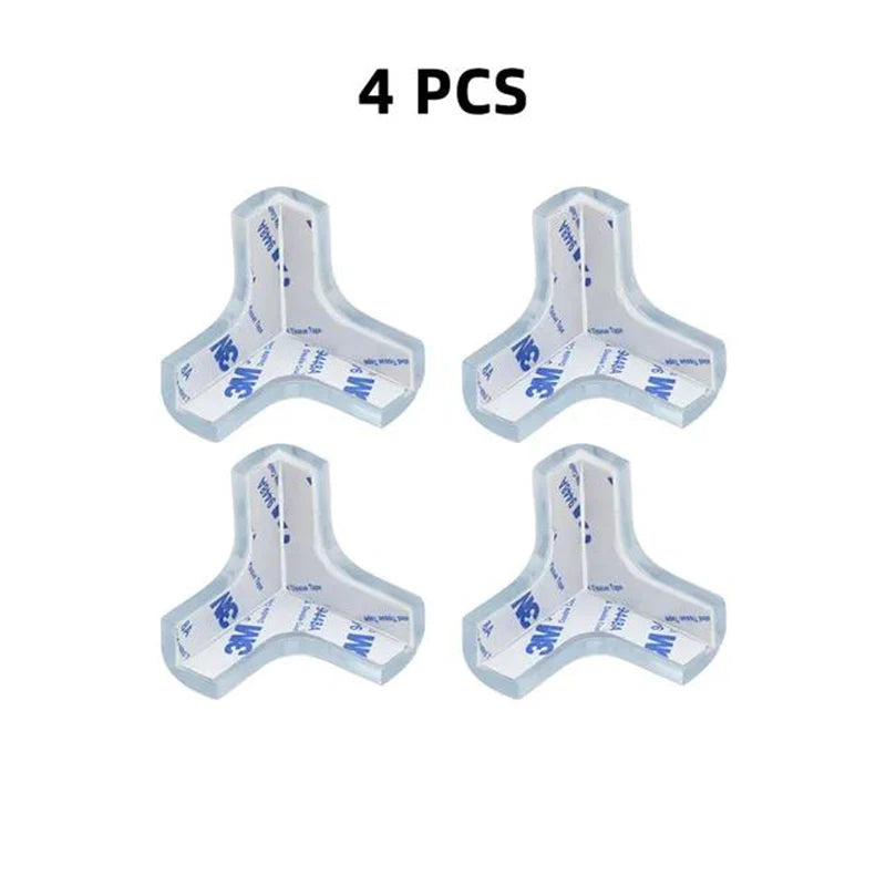 4pcs/8pcs/12pcs Children Baby Safety Silicone Protector Table Corner Edge Protector Child Anti-collision Edge Protector RELUX.STORE