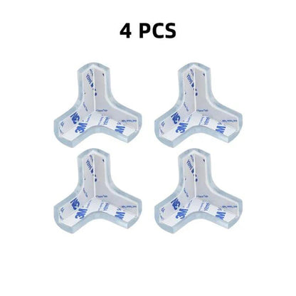 4pcs/8pcs/12pcs Children Baby Safety Silicone Protector Table Corner Edge Protector Child Anti-collision Edge Protector RELUX.STORE