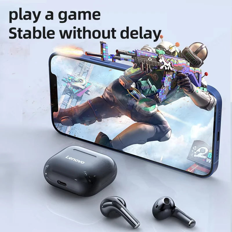 New LP40 NEW Bluetooth V5.0 Earphones Anti-sweat Lightweight Headphones Compatible With Smart Phone Laptop Computer Earbuds RELUX.STORE