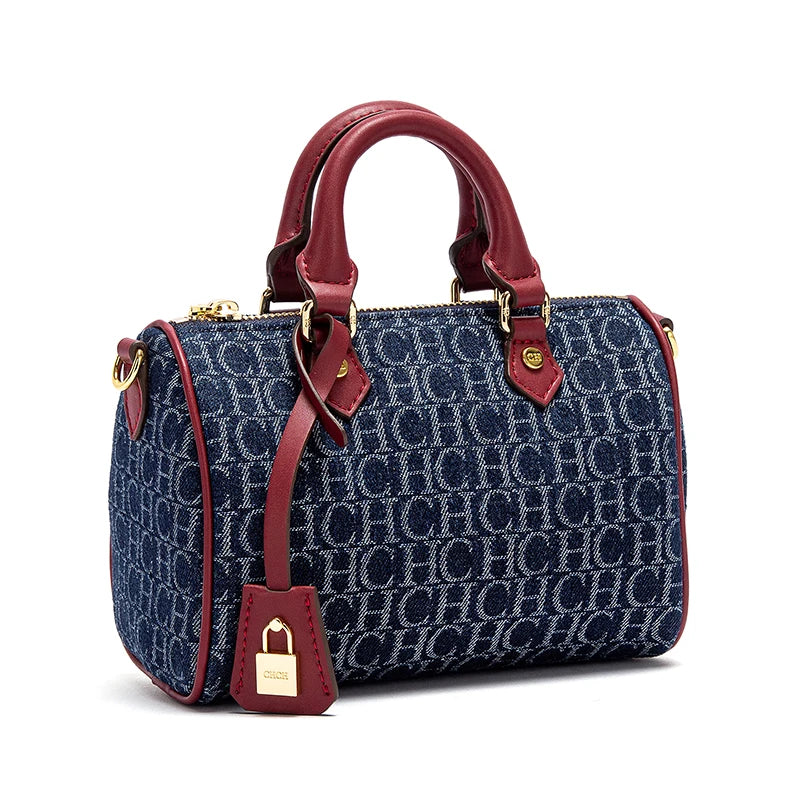 Women's Shoulder Bag 2025 New Cowboy Splicing Pillow Bag, Casual Party Women's Handbag RELUX.STORE