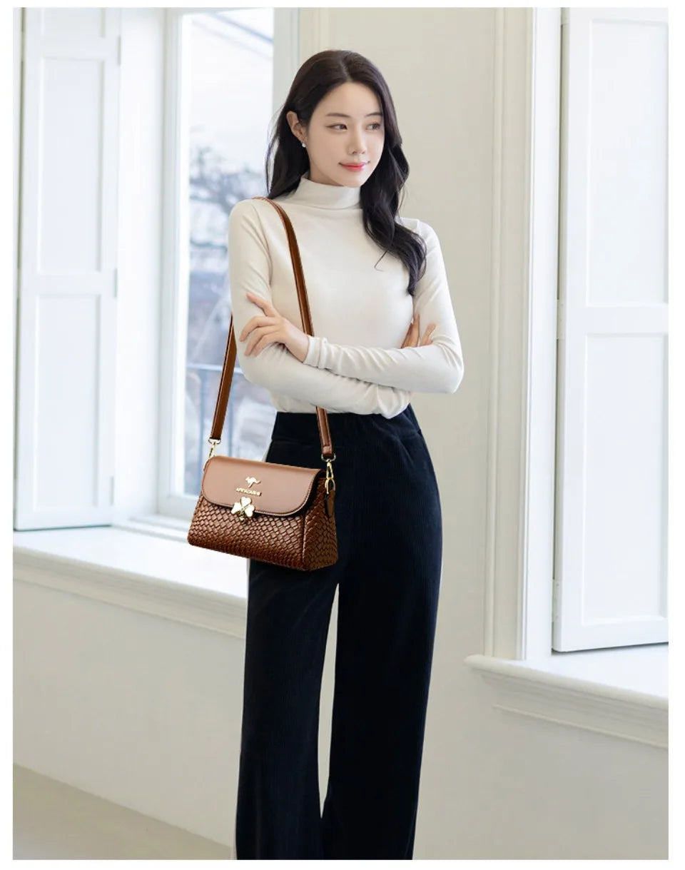 Luxury Handbags Women Bags Designer Crossbody Bags for Women 2025 High Quality Soft Knitting Leather bags Shoulder Bag Sac New RELUX.STORE