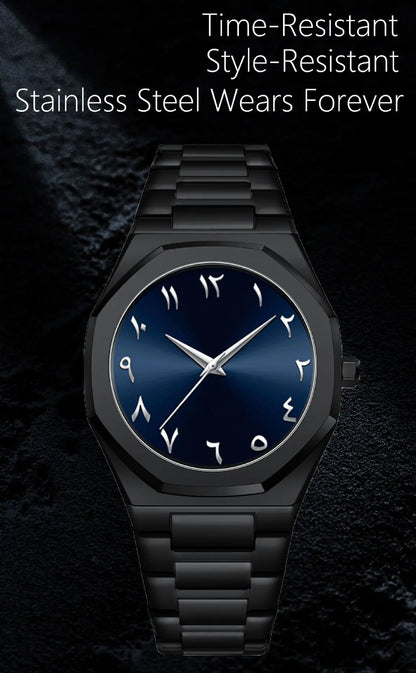 Stainless Steel Band Men Wrist Watches For Male Clock Top Brand Luxury Fashion Black Men Watches Quartz Wristwatches
