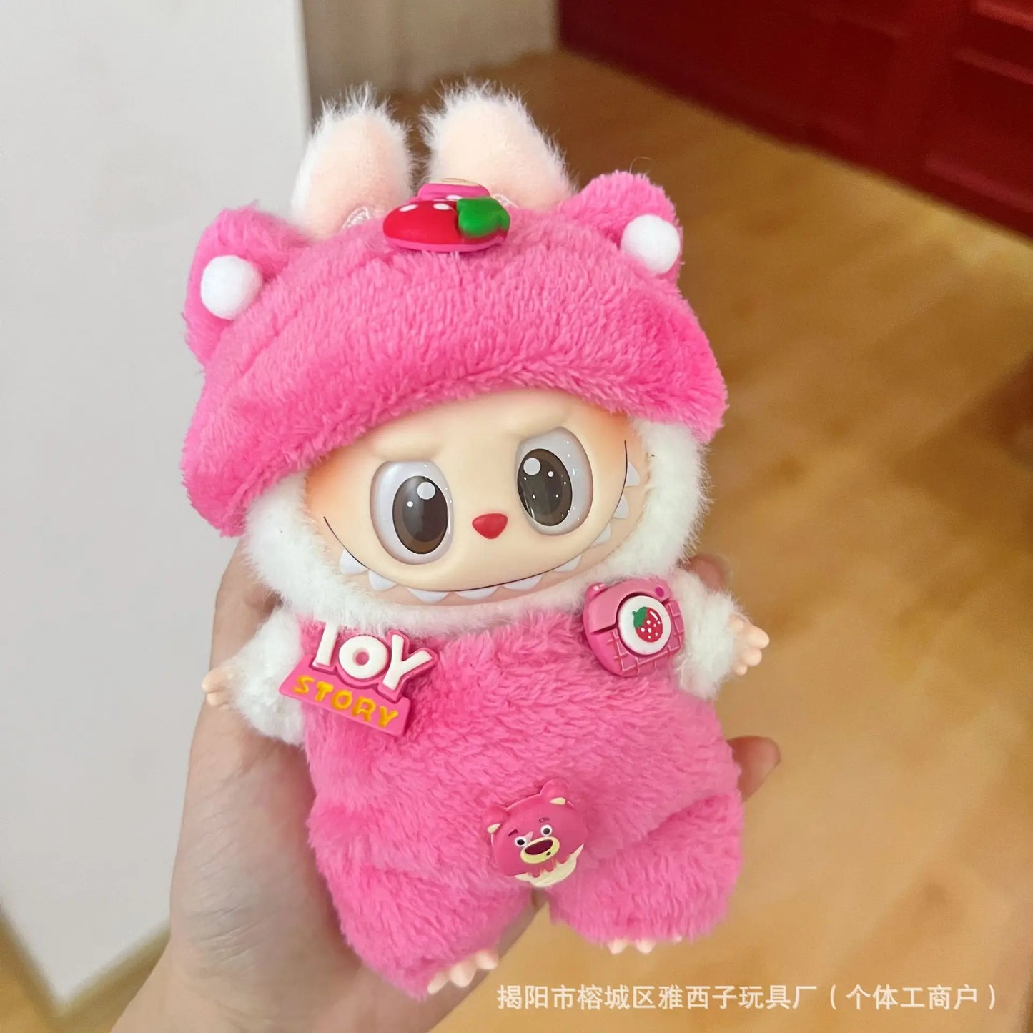 Labubu Clothing Popular New Products Fashion Velcro 17cm Doll Cute Dress Casual Set Skirt Plush Toy Clothing