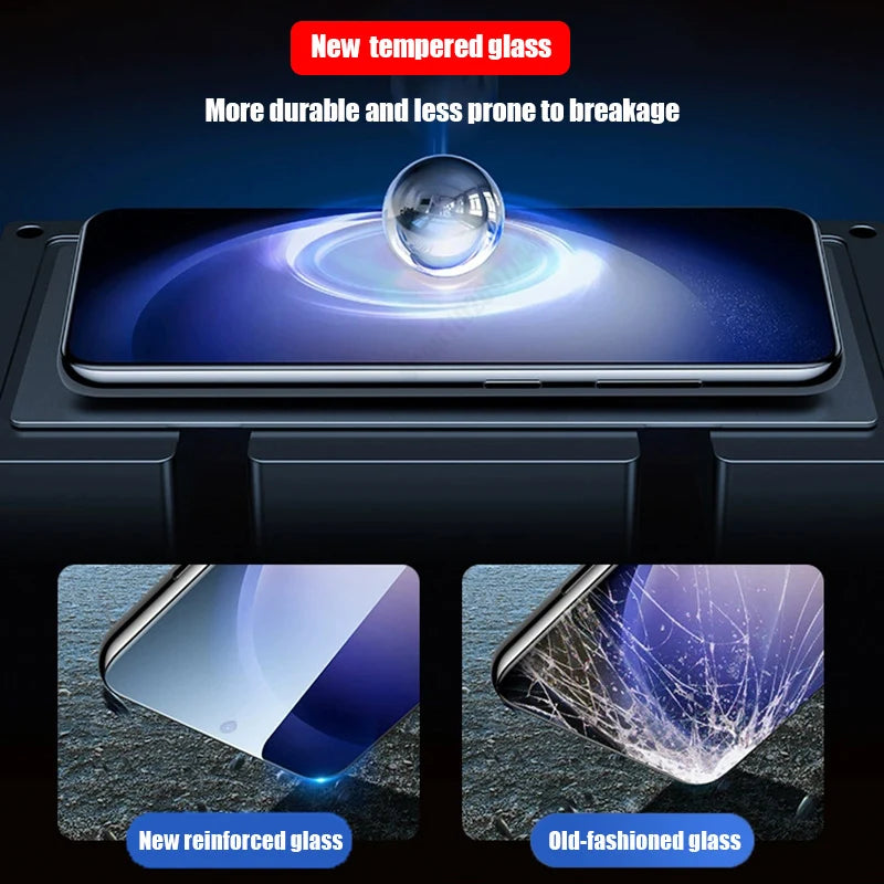 2/4Pcs Tempered Glass Samsung Galaxy S24 Ultra S23 S22 S21 Plus FE A55 A35 A06 A15 A25 A34 A04 A05 Screen Protector Cover Glass