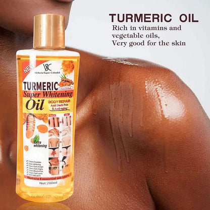 Turmeric Essential Oil Facial Body Massage oil Moisturizing Diffuser Aromatherapy Brightening Smoothing Body Face Skin Care 200m RELUX.STORE