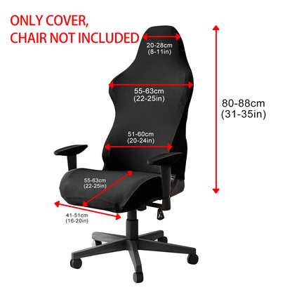 4pcs/set Elastic milk silk water and electricity resistant competitive chair cover, internet cafe gaming hall chair cover