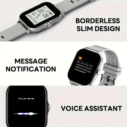 LAXASFIT Smart Watch For Men Women Gift Sports Fitness Watches Bluetooth Calls Digital Smartwatch Wristwatch