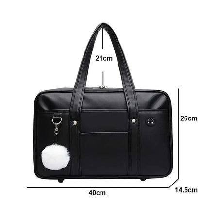 Japanese Casual PU Shoulder Bag Junior High School Students School Bag Handbag Anime Uniform Bag Tote Bags for Women Bolsos RELUX.STORE