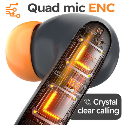 5.4 Bluetooth TWS Wireless Bluetooth Earphones Ultra-low Latency Dual Microphone ENC Noise Cancelling in Ear Bluetooth Earphones RELUX.STORE