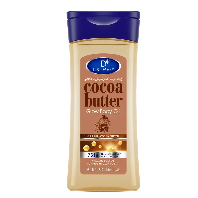 Cocoa Butter Body Oil Cocoa Butter Glow Body Oil Body Oil Skin Care Essential Oil，Suitable for all skin types，VITALIZING BODY OI RELUX.STORE