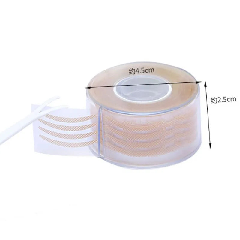 600 Pcs Eye Lift Strips Double Eyelid Tape Clear Gray Eyelid Stripe Big Eyes Invisible Double Fold Eyelid Sticker Makeup Tools RELUX.STORE