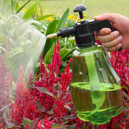 1pc Premium Plastic Pressure Spray Bottle - Powerful Air Pressure Technology, Adjustable Nozzle, High-Pressure Mist Sprayer for RELUX.STORE