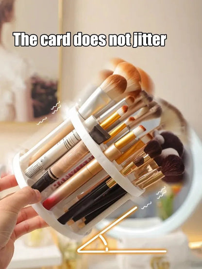 Makeup Brush Storage Rack Desktop Cosmetics Storage Rack Lipstick Makeup Brush Storage Dressing Table Sorting Storage Box RELUX.STORE