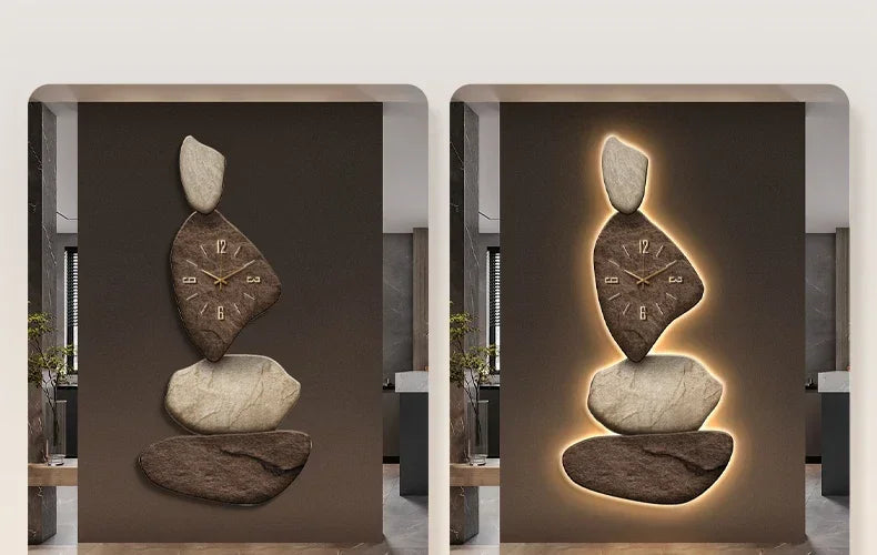 Living Room Wall Clock Decor Light Luxury Unique Wall Clock Large Modern Design Silent Aesthetics Reloj De Pared Wall Decor