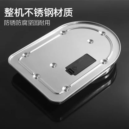 All stainless steel metal kitchen scale 0.1g household electronic scale, high-precision baking electronic scale with plate medic