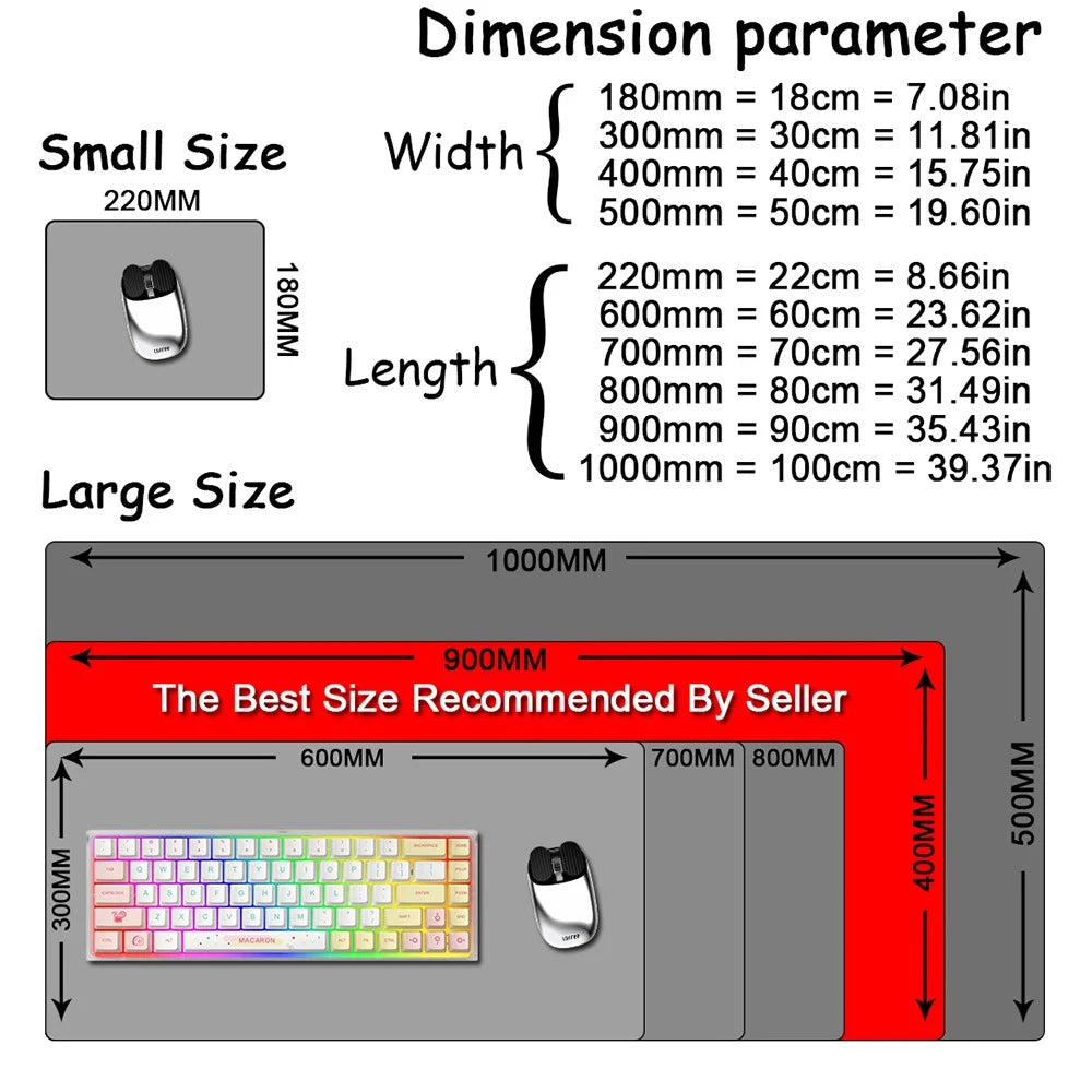 Black map Mouse Pad XXL Office Mousepad Computer Keyboard Pads MouseMat Gamer Soft Office Carpet Table Mat New Desktop Desk Mats