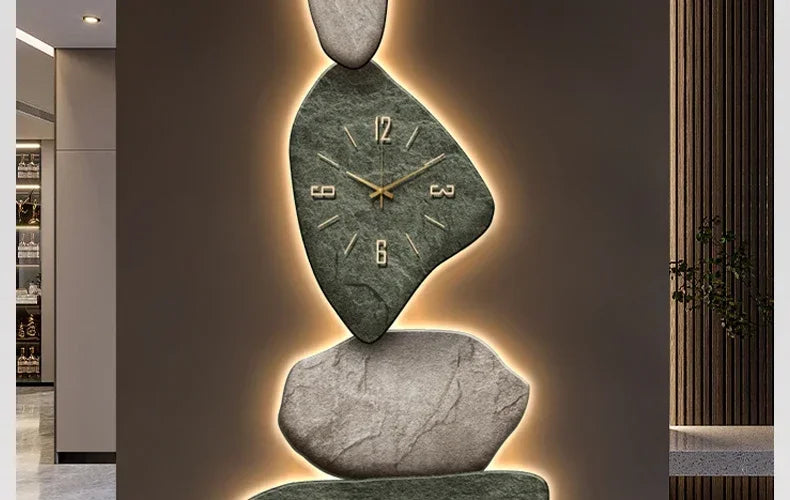Living Room Wall Clock Decor Light Luxury Unique Wall Clock Large Modern Design Silent Aesthetics Reloj De Pared Wall Decor