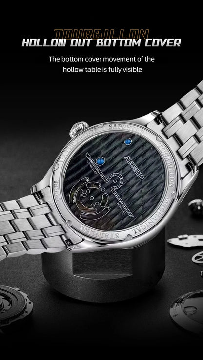 AESOP Official Watch Store Flying Tourbillon Movement Mechanical Wristwatches Skeleton Watches for Menes Luxury Waterproof 2025A
