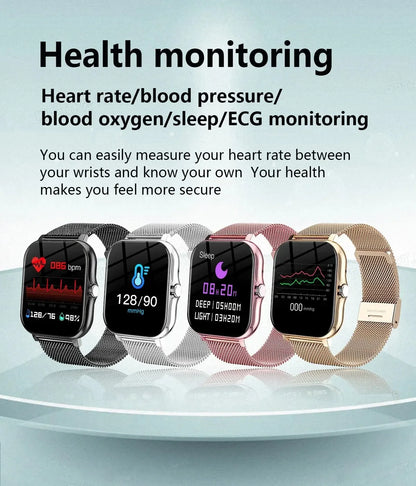 LAXASFIT Smart Watch For Men Women Gift Sports Fitness Watches Bluetooth Calls Digital Smartwatch Wristwatch