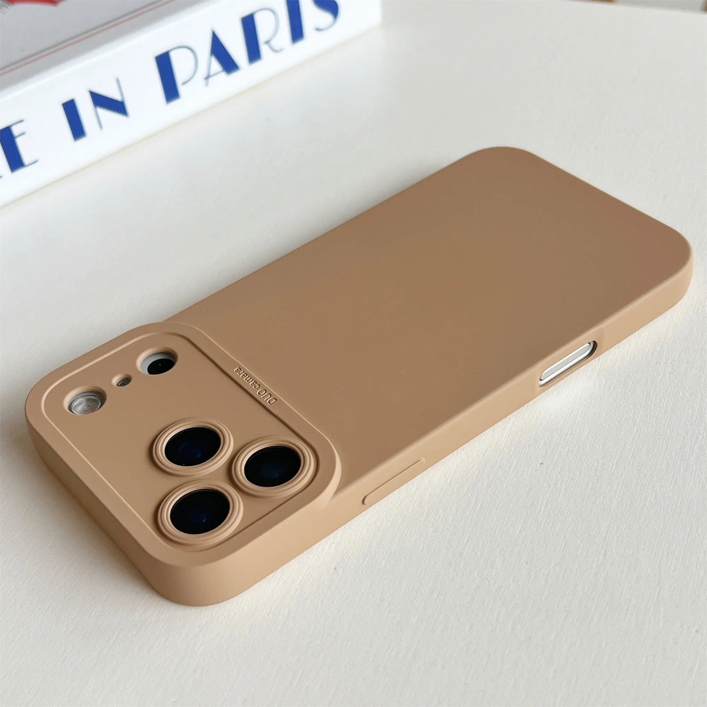 2025 New 20 color choices liquid silicone phone case for iPhone 17 16 15 Pro Max Plus full shockproof TPU soft bumper cover RELUX.STORE