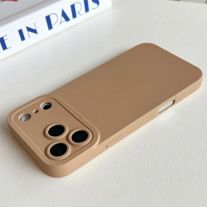 2025 New 20 color choices liquid silicone phone case for iPhone 17 16 15 Pro Max Plus full shockproof TPU soft bumper cover RELUX.STORE