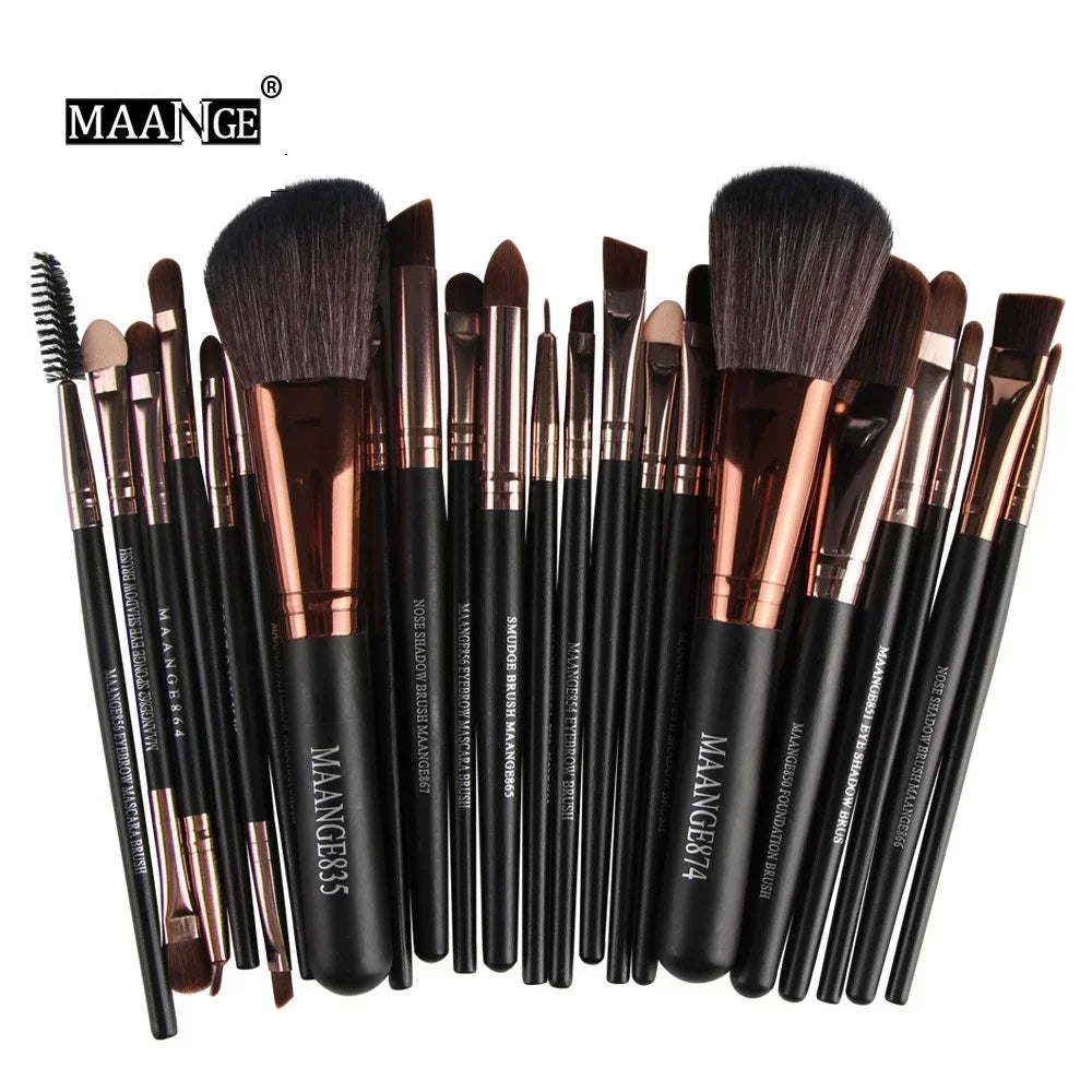 3/13/22pcs Professional Makeup Brushes Tools Set Make Up Brush Tools Kits for Eyeshadow Eyeliner Cosmetics Brushes Maquiagem RELUX.STORE