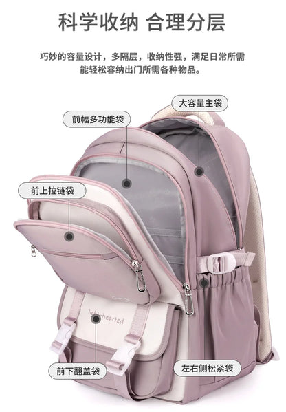 Fashion Girls School Backpack School Bags Teenage laptop Backpack Casual Travel backpack Book Bag Children schoolbag Waterproof