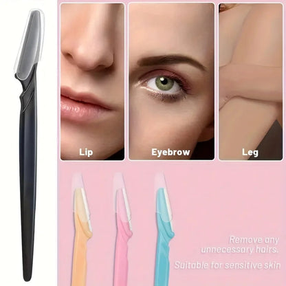 3/5/6/12/24Pcs Multifunction Eyebrow Razor Kit - Precise Trimming, Shaping,Facial Hair Removal Tool with Easy Grip Handle RELUX.STORE