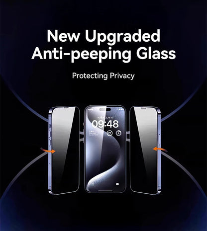 Joyroom 1/2PCS For iPhone 17 Pro Max Anti-Spy Glass Privacy Screen Protector Glass For iPhone 17 Pro 17 Air Tempered Glass Film RELUX.STORE